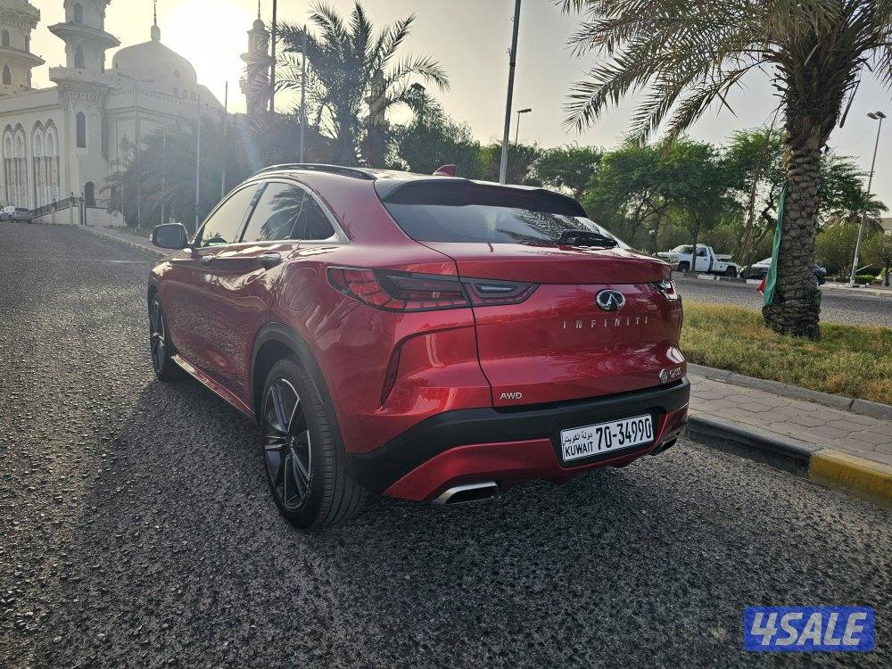 انفنتي QX 55 البابطين عداد ٧٥ الف تحت الكفالة1