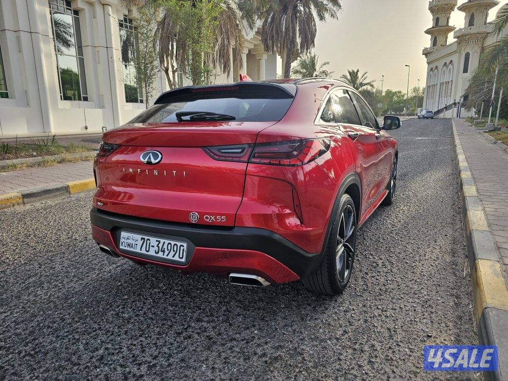 انفنتي QX 55 البابطين عداد ٧٥ الف تحت الكفالة4