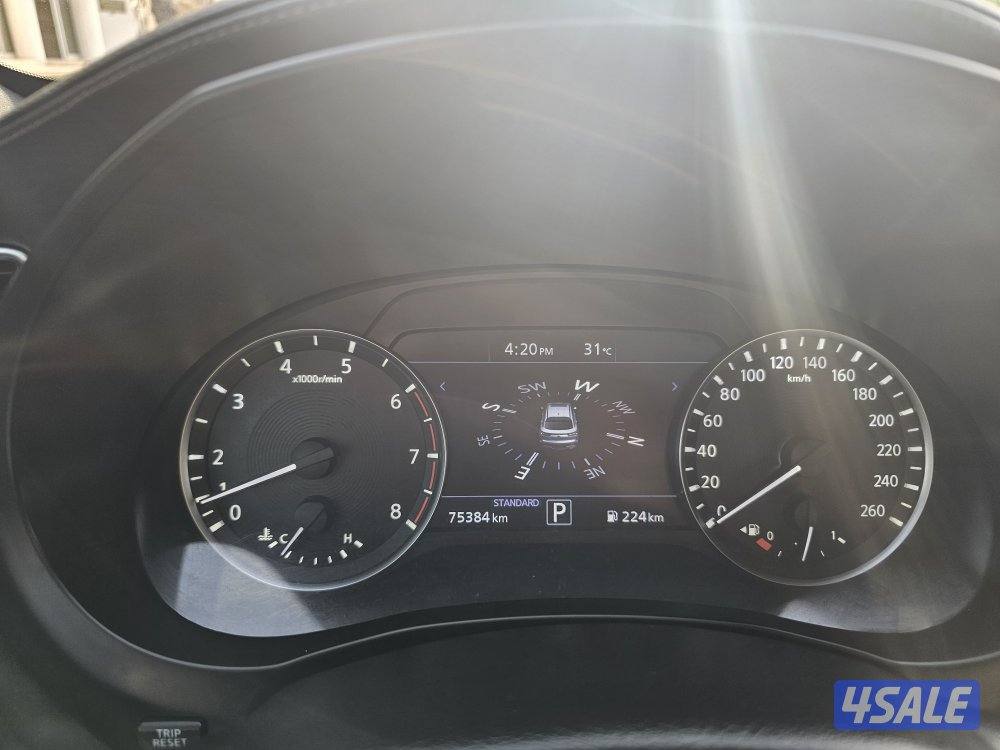 انفنتي QX 55 البابطين عداد ٧٥ الف تحت الكفالة6