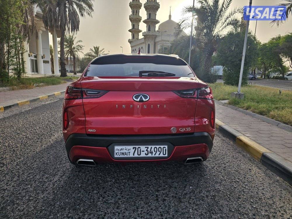 انفنتي QX 55 البابطين عداد ٧٥ الف تحت الكفالة14