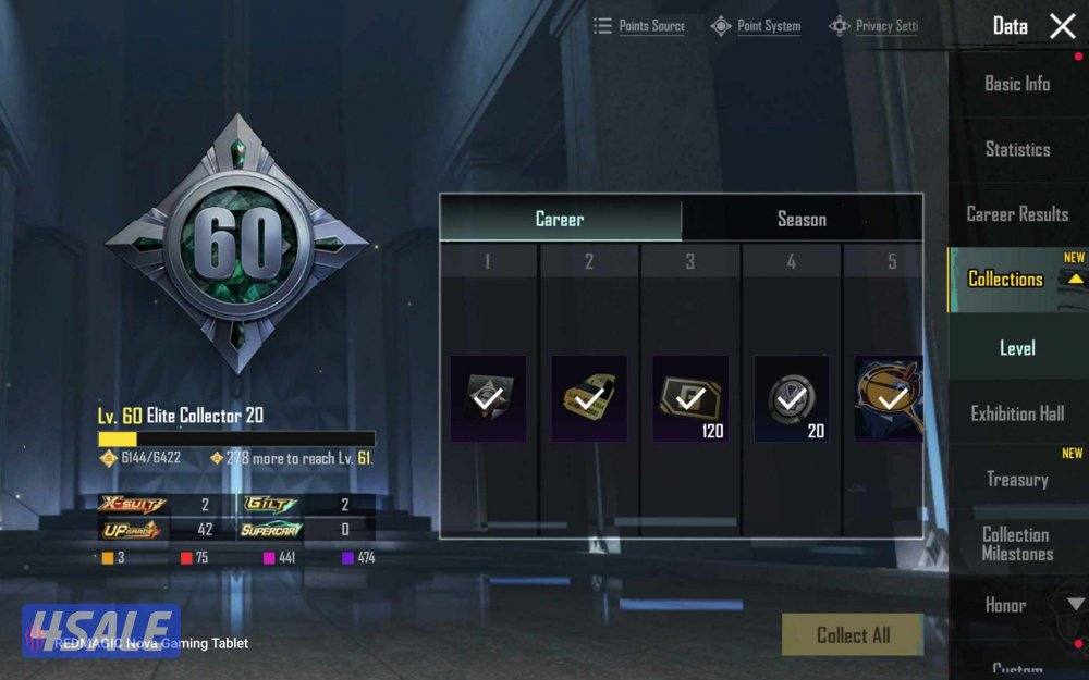 للبيع حساب ببجي العالميه1