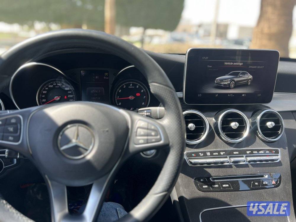 مرسيدس C200 بحالة الوكالة8