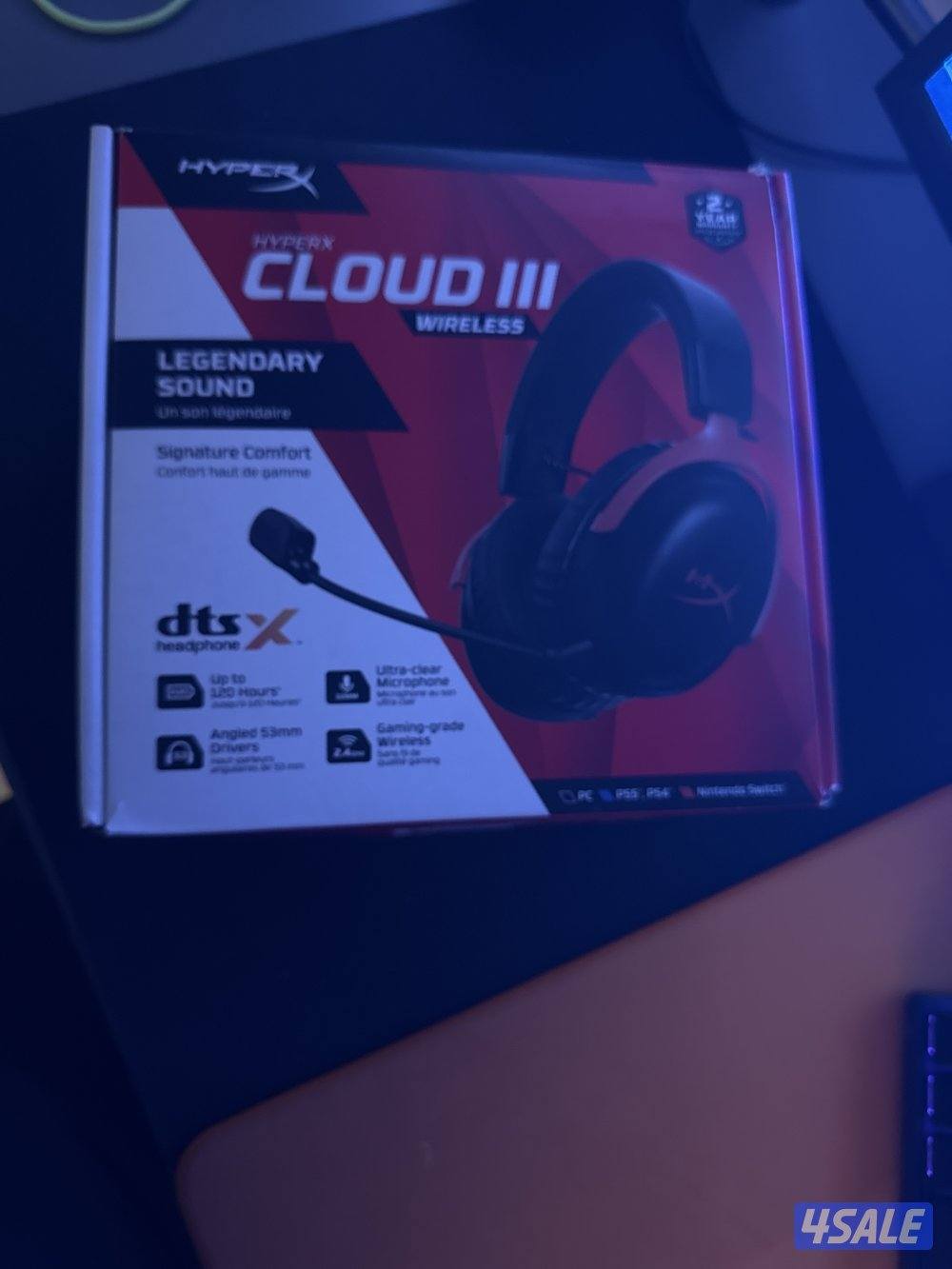 Gaming headphones hyperX cloud 3 wireless0