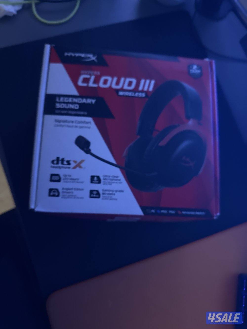 Gaming headphones hyperX cloud 3 wireless2
