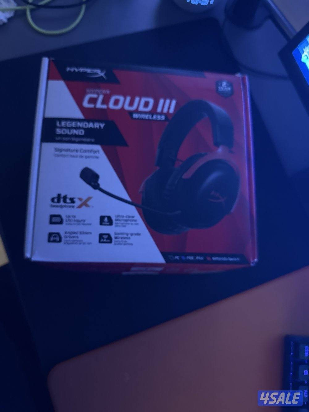 Gaming headphones hyperX cloud 3 wireless3