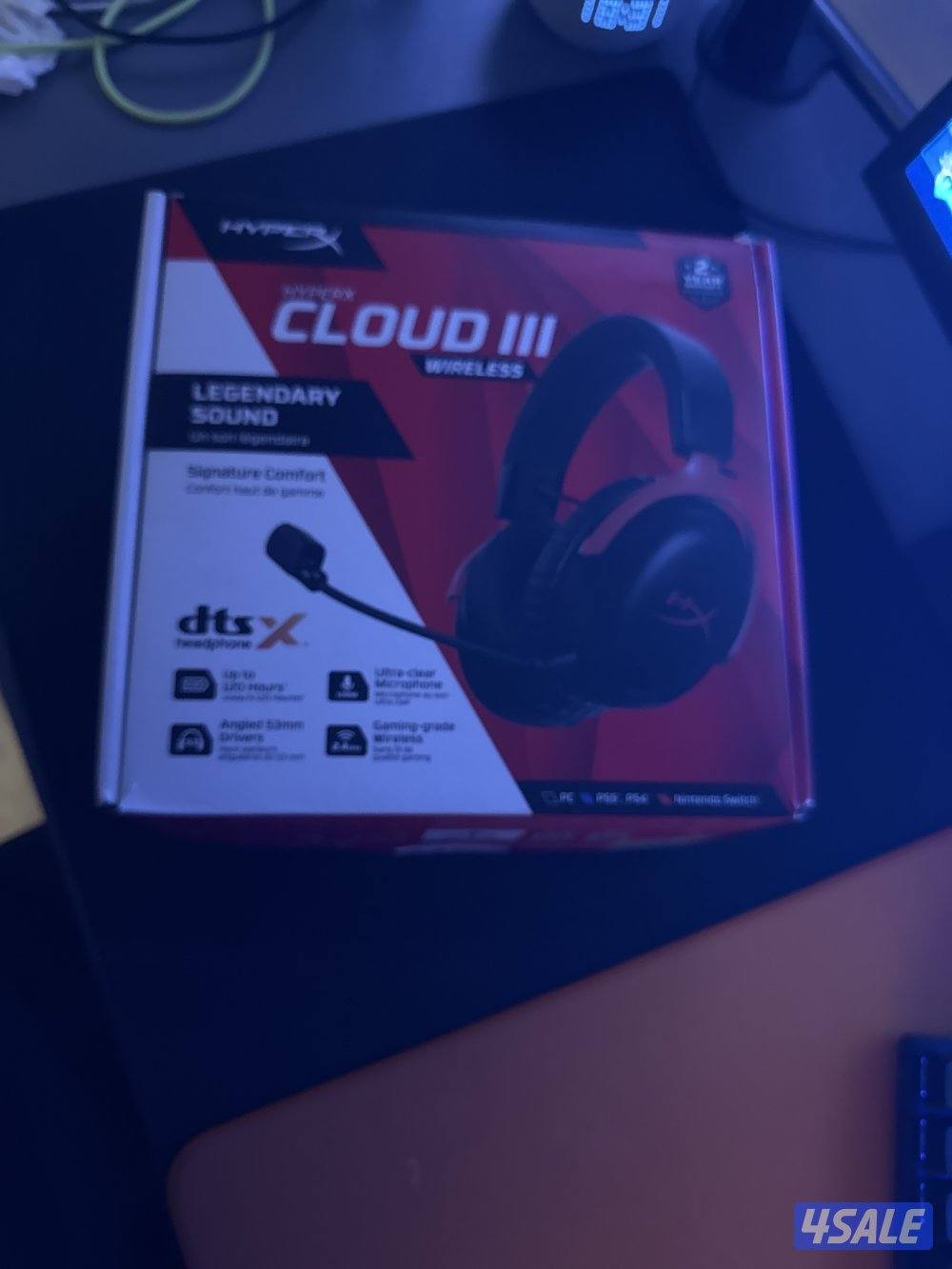 Gaming headphones hyperX cloud 3 wireless4