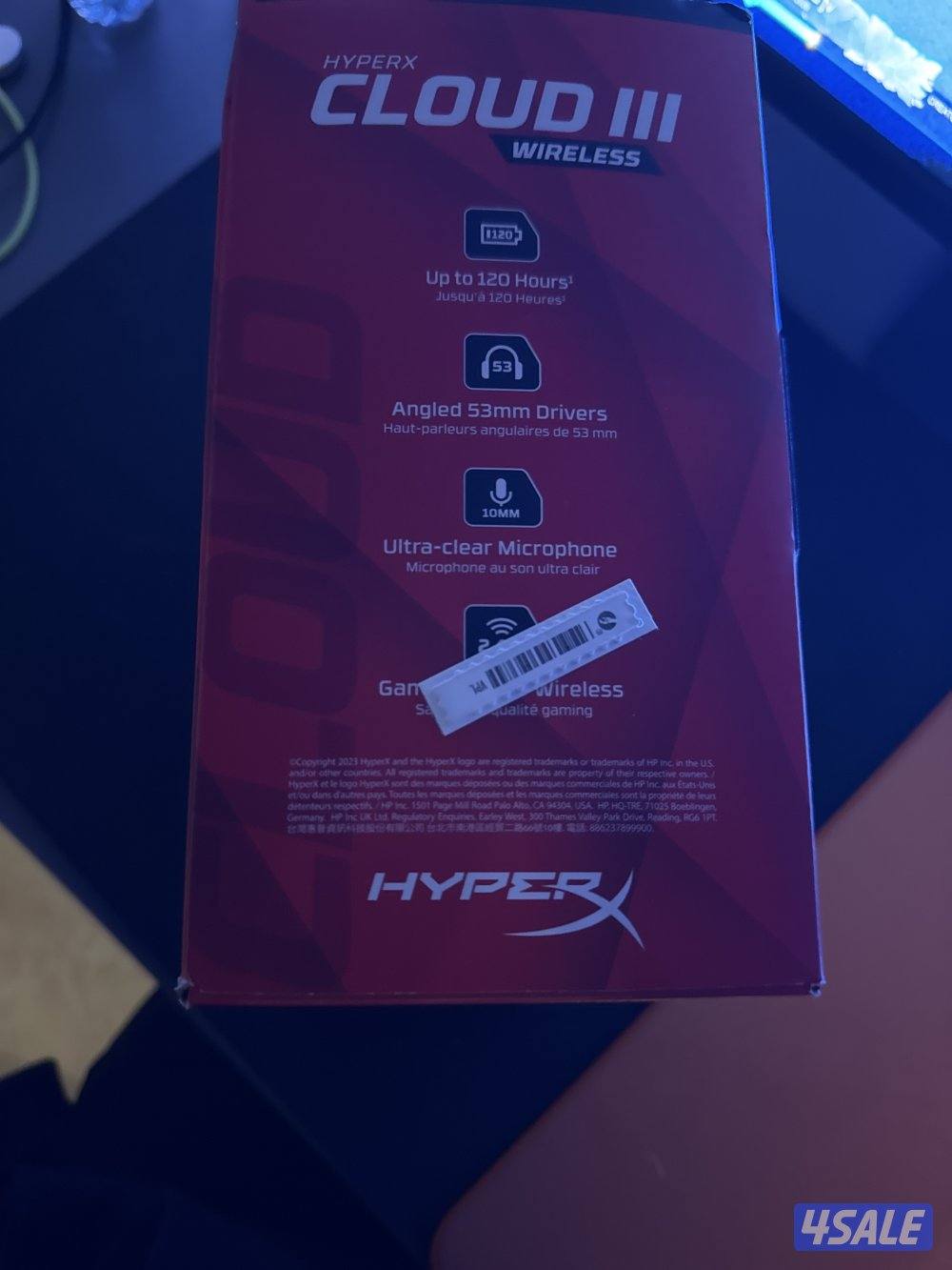 Gaming headphones hyperX cloud 3 wireless5