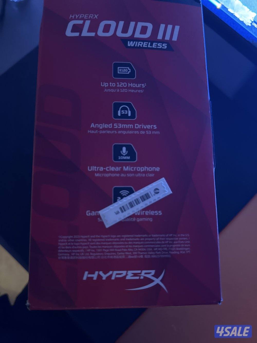 Gaming headphones hyperX cloud 3 wireless6