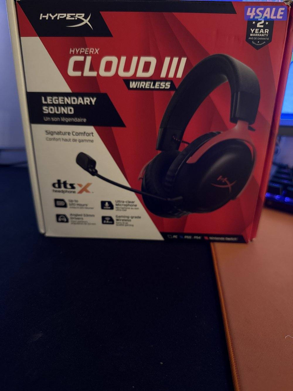 Gaming headphones hyperX cloud 3 wireless7