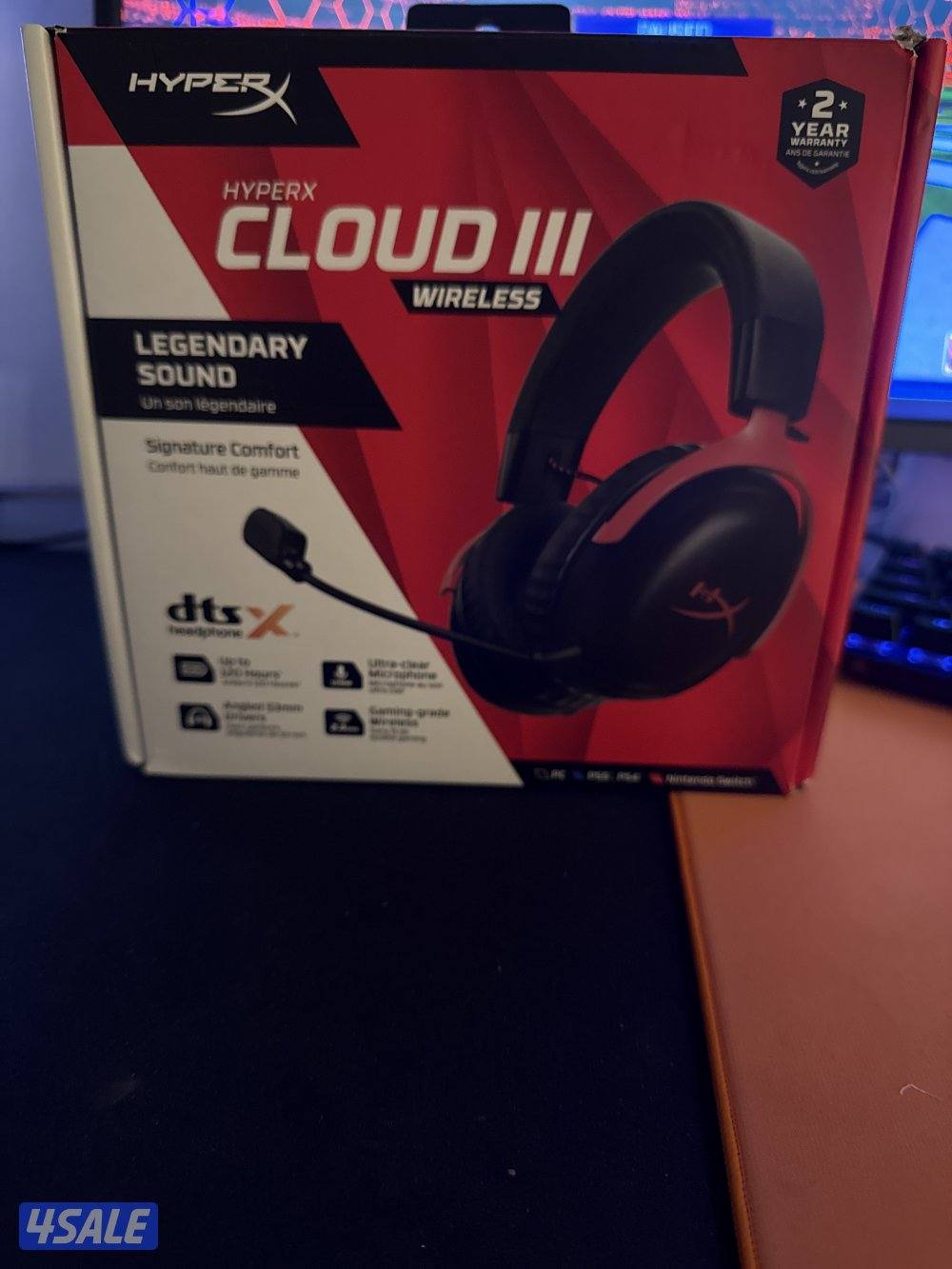 Gaming headphones hyperX cloud 3 wireless8