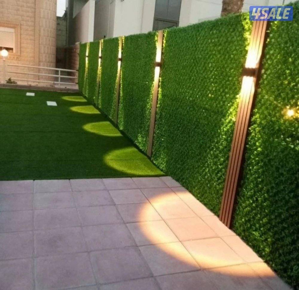 تنسيق الحدائق والبيع تيل صناعى مذكرات خشب وصور تركي ويوجد تركيب1