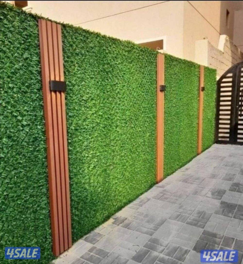 تنسيق الحدائق والبيع تيل صناعى مذكرات خشب وصور تركي ويوجد تركيب4