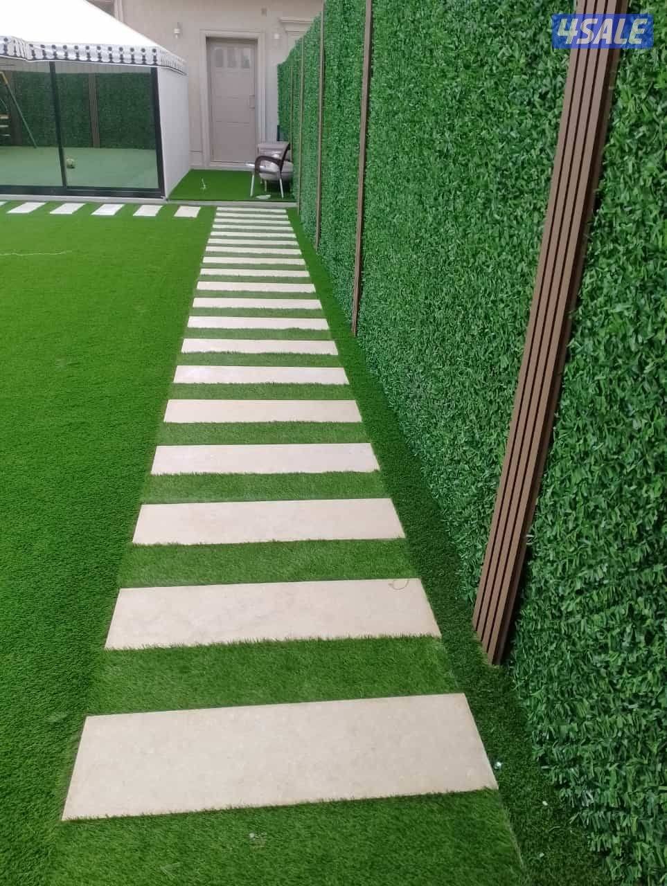 تنسيق الحدائق والبيع تيل صناعى مذكرات خشب وصور تركي ويوجد تركيب7