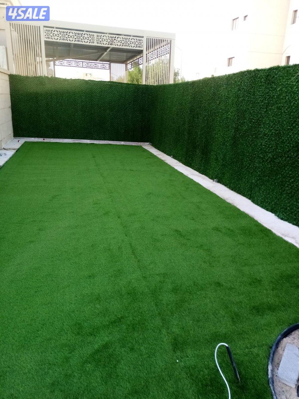 تنسيق الحدائق والبيع تيل صناعى مذكرات خشب وصور تركي ويوجد تركيب9