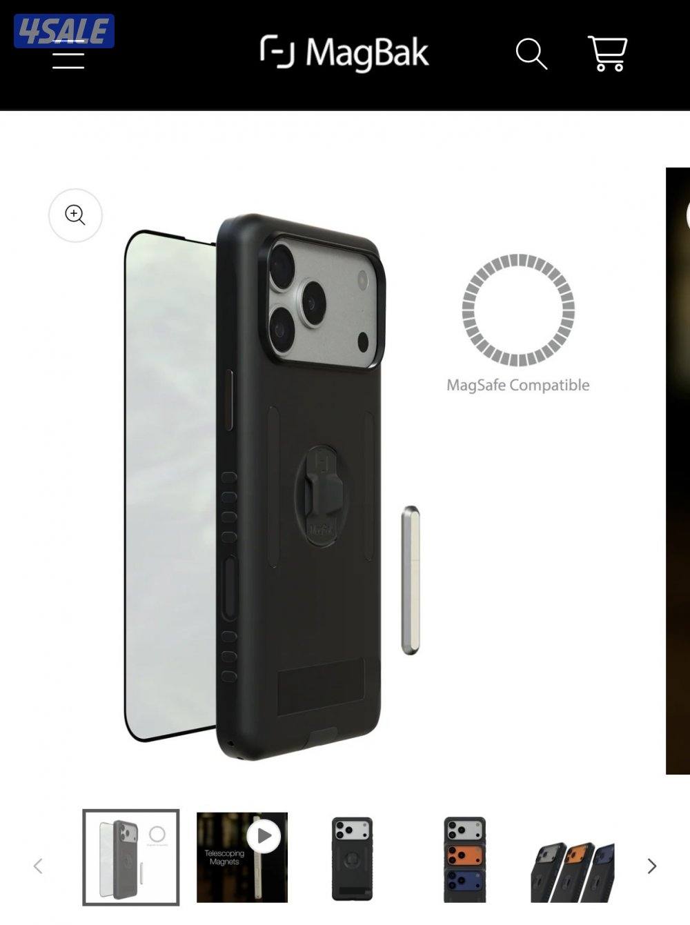 للبيع كفر ايفون 17 برو ماركة magbak الشهيرة2