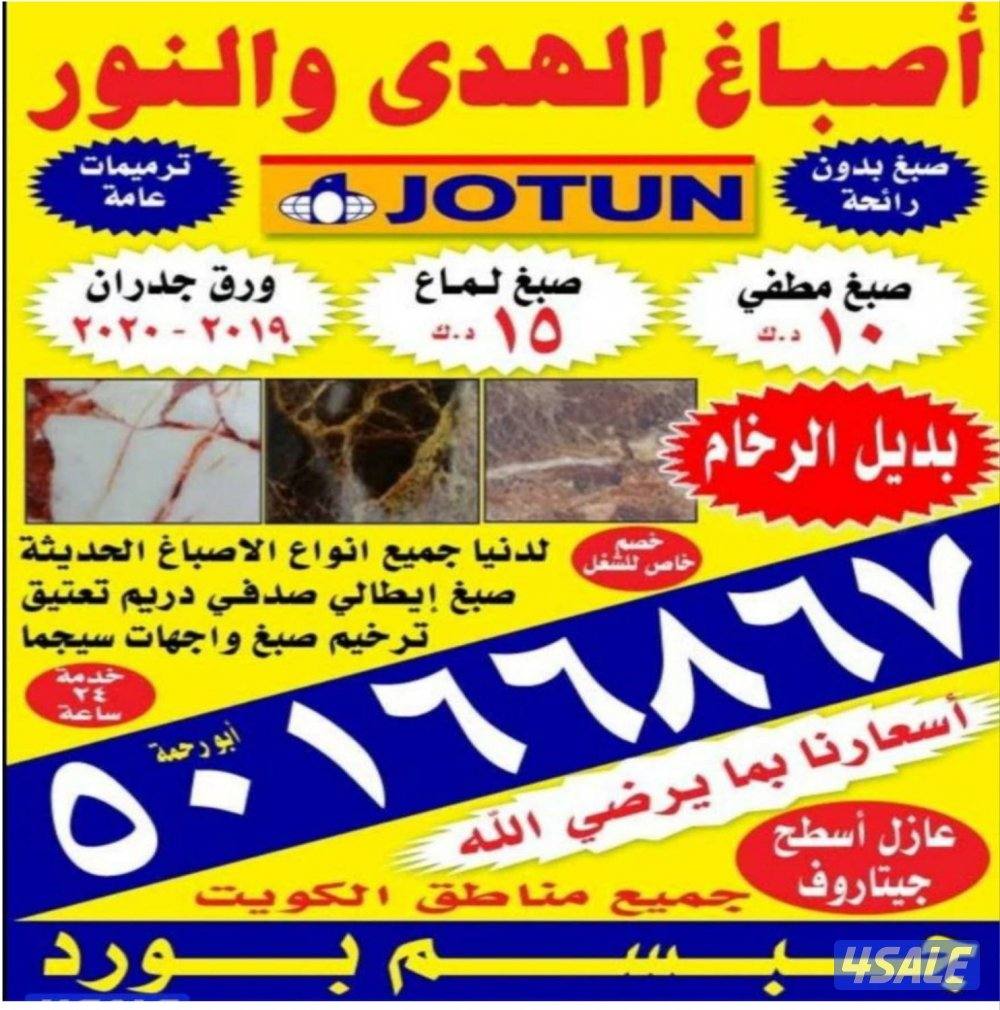 اصباغ صبغ مطفي صبغ لمعه لدنيا جميع انواع الاصباغ0