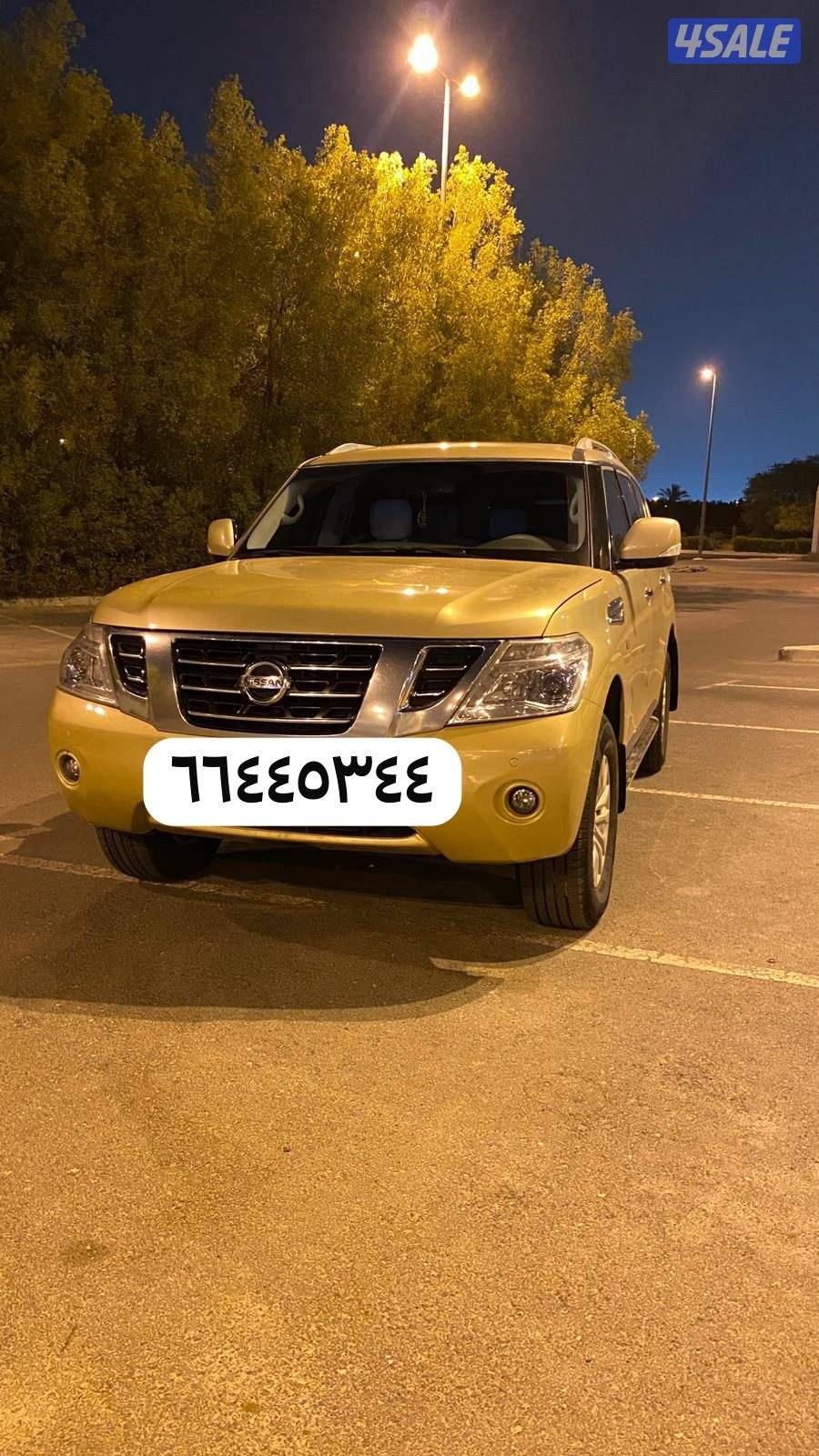 نيسان باترول ٣٢٠ sE موديل ٢٠١٣ ذهبي3