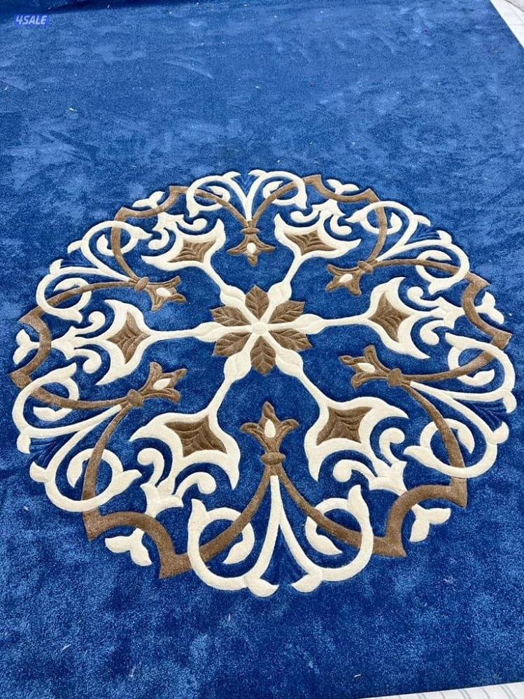 يوجد لدينا جميع انواع السجاد الساده والمشجر باركيه بلاستك قطع جاهزا2