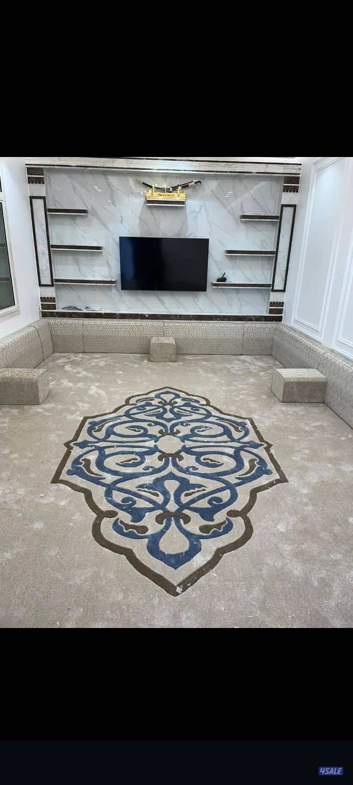 يوجد لدينا جميع انواع السجاد الساده والمشجر باركيه بلاستك قطع جاهزا8