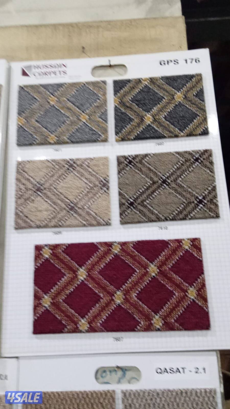 يوجد لدينا جميع انواع السجاد الساده والمشجر باركيه بلاستك قطع جاهزا15