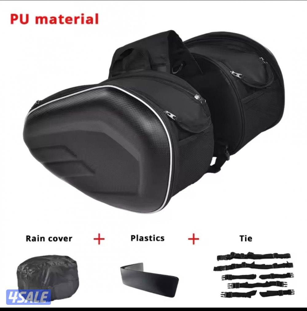 شنط  سيكل تثبت على المقعد الخلفي جديدة، معاها مرابطها وغلاف مطري3