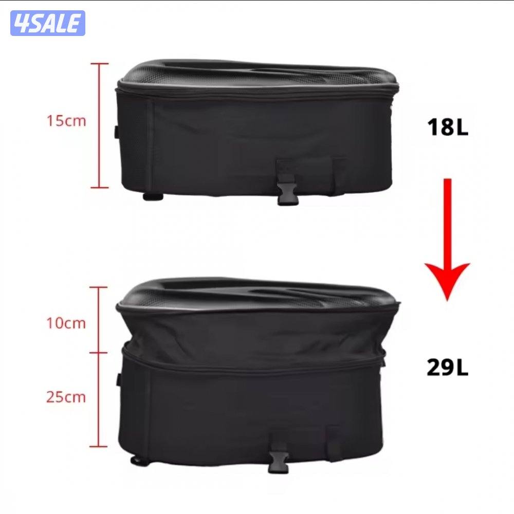 شنط  سيكل تثبت على المقعد الخلفي جديدة، معاها مرابطها وغلاف مطري7