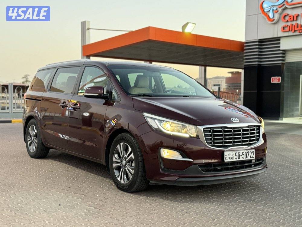 كيا كارنفال 2019 عداد 163 بحالة الوكالة بالكامل0