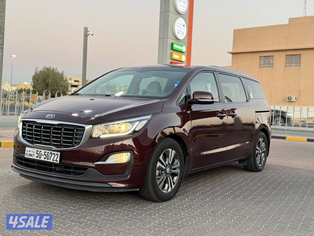 كيا كارنفال 2019 عداد 163 بحالة الوكالة بالكامل1