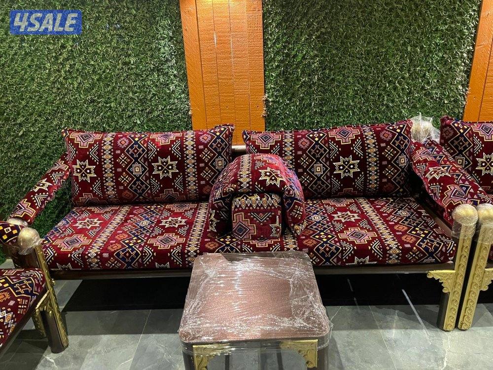 اطقم كراسي خشب كراسي حديد ملكي2