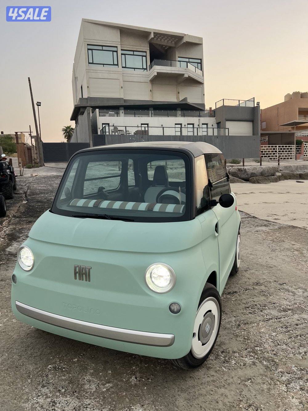 فيات كهربائيه الوحيده بالكويت1