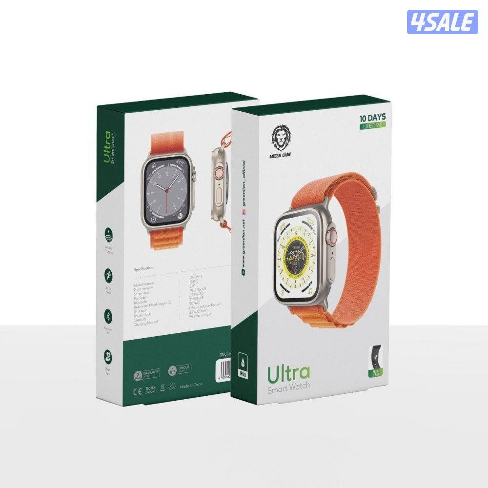 ساعة شبيهة ابل الترا قرين ليون0