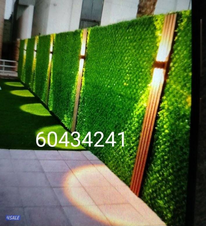 تنسيق حدائق تركيب السور التركي تركيب الثيل الصناعي زراعه الثيل الطبيعي4