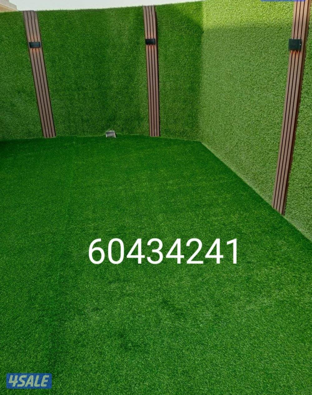 تنسيق حدائق تركيب السور التركي تركيب الثيل الصناعي زراعه الثيل الطبيعي5