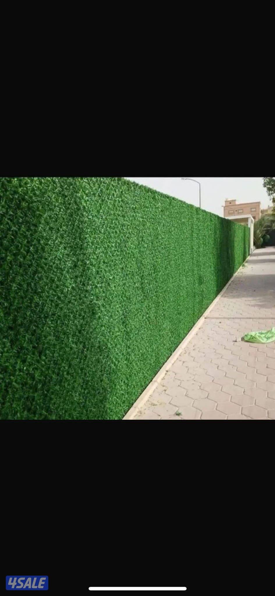 تنسيق حدائق تركيب السور التركي تركيب الثيل الصناعي زراعه الثيل الطبيعي9