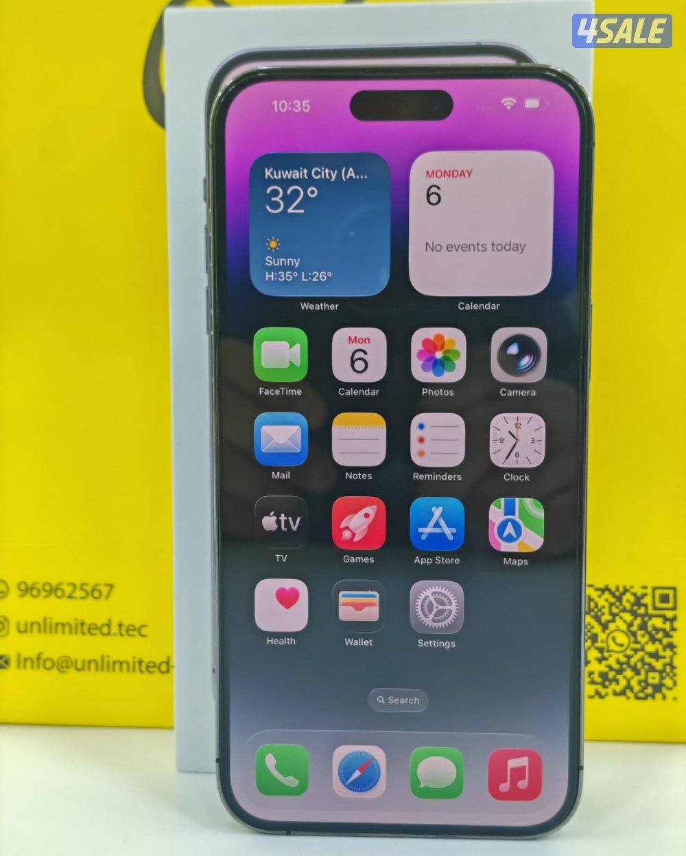 ايفون 14 برو ماكس بنفسجي 256 جيجابايت – iPhone 14 Pro Max Purple 256GB6