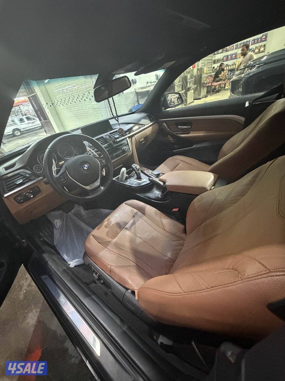 بى ام 428 i موديل 2016 كوبيه ماشية 165 الف شرط الفحص جير شاصى مكينة2