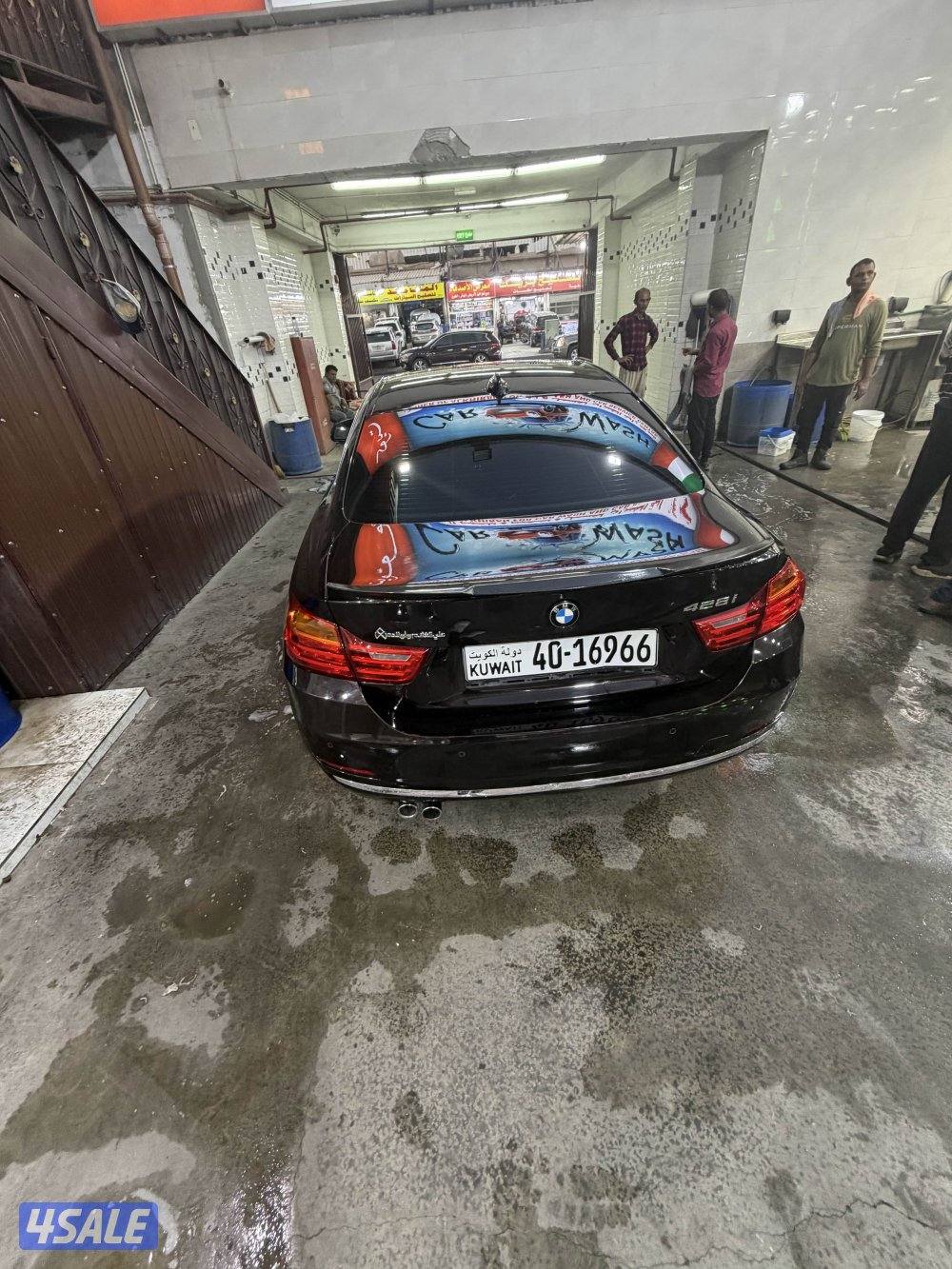 بى ام 428 i موديل 2016 كوبيه ماشية 165 الف شرط الفحص جير شاصى مكينة3