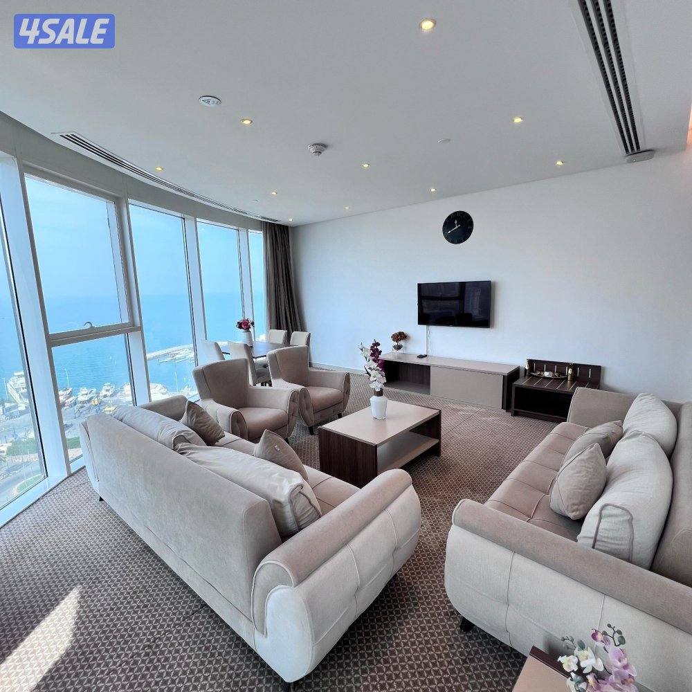 شقق مفروشة إطلالة بحرية للإيجار في السالمية قطعة 71