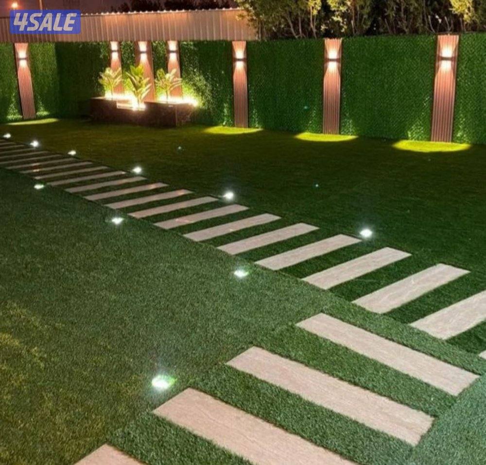 تنسيق الحدائق السور التركي ثيل الصناعي بديل الخشب المظلات2