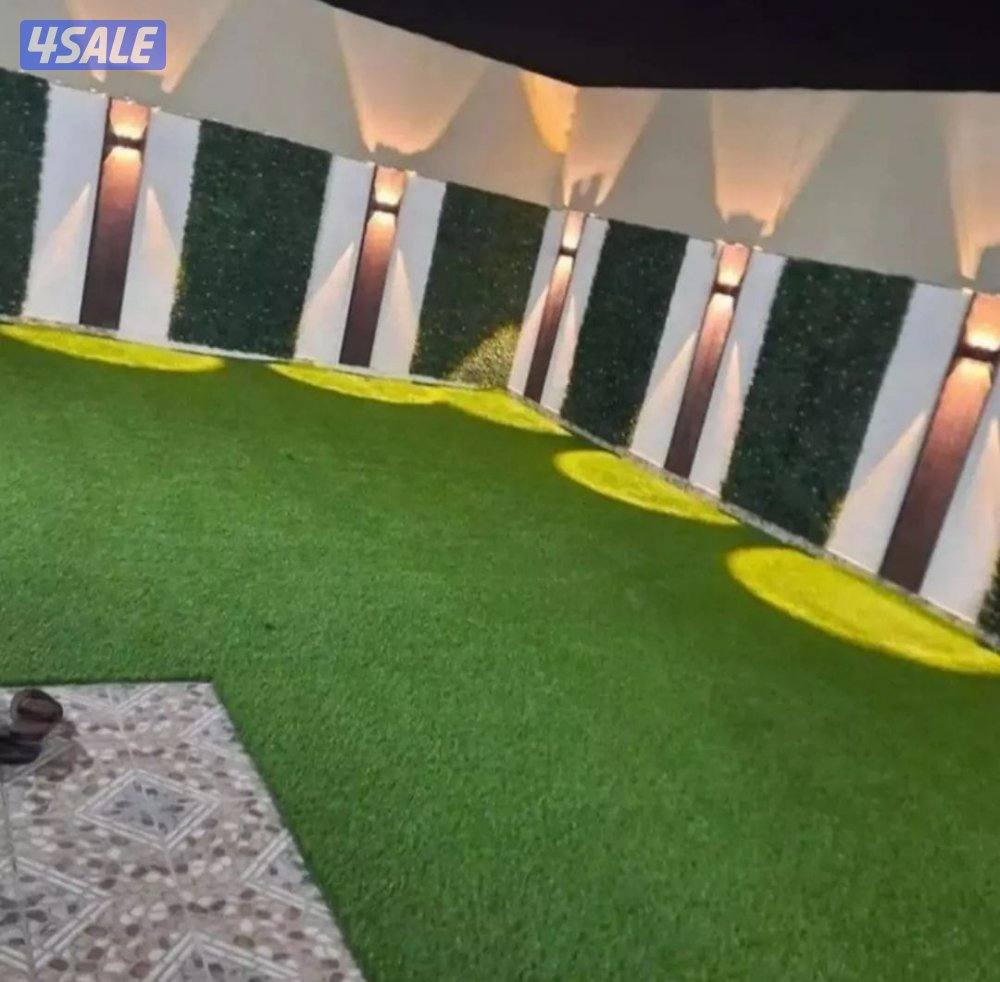 تنسيق الحدائق السور التركي ثيل الصناعي بديل الخشب المظلات4