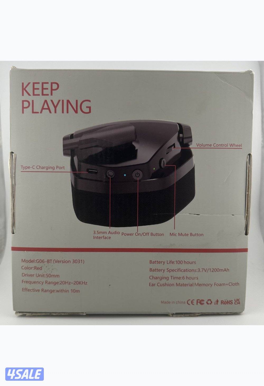 سماعات بلوتوث لاسلكية مع ميكروفون ماركة NUMBO1