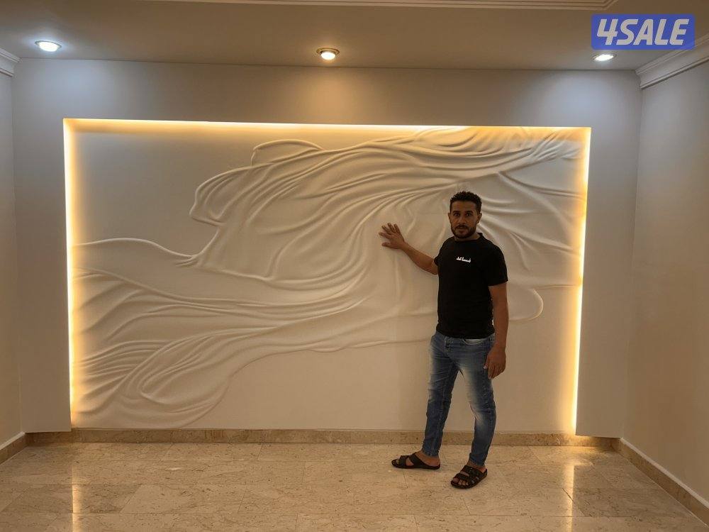 ديكورات خشب 🪵 بديل خشب ورق جدران بديل شيبورد باركيه وجارات جبس بورد ☎️6