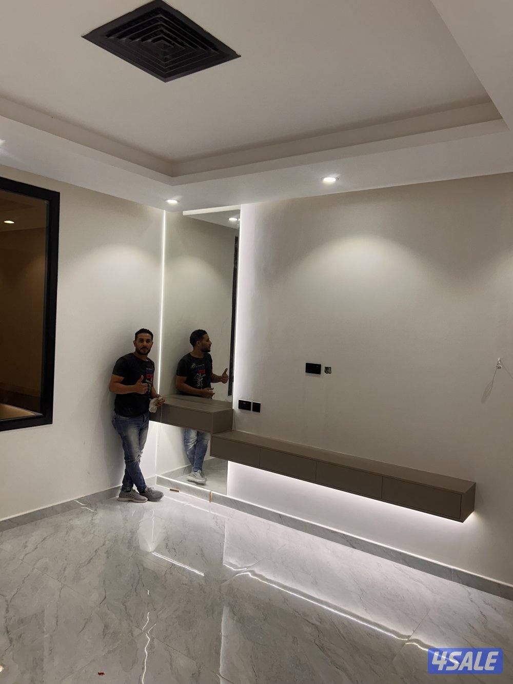 ديكورات خشب 🪵 بديل خشب ورق جدران بديل شيبورد باركيه وجارات جبس بورد ☎️7