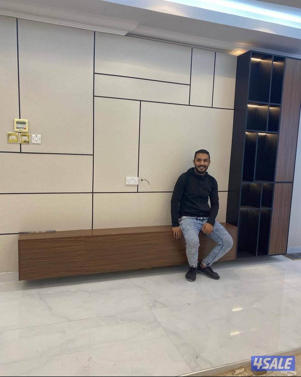 ديكورات خشب 🪵 بديل خشب ورق جدران بديل شيبورد باركيه وجارات جبس بورد ☎️14