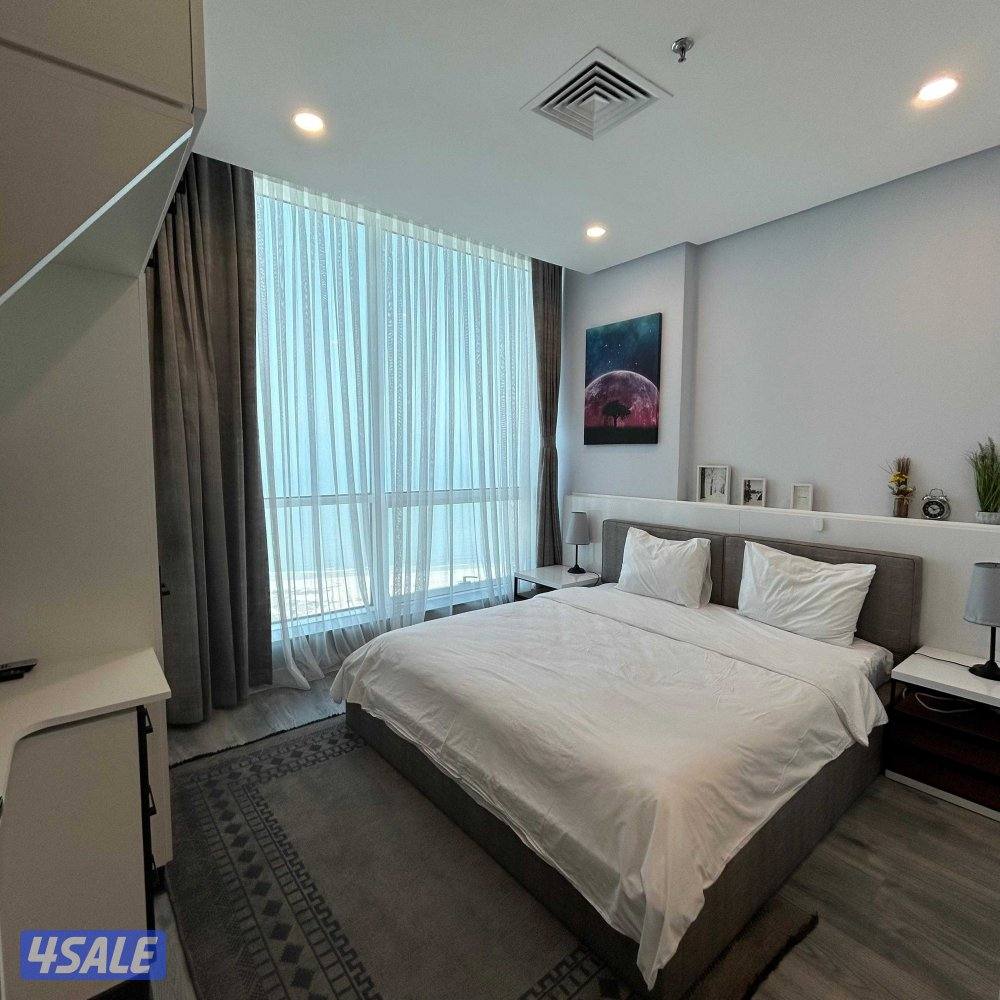 شقة إطلالة بحرية مفروشة للإيجار في المهبولة قطعة 22