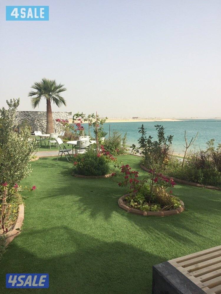 شاليه مع حديقة مميزة VIP علي الخور مباشرة7