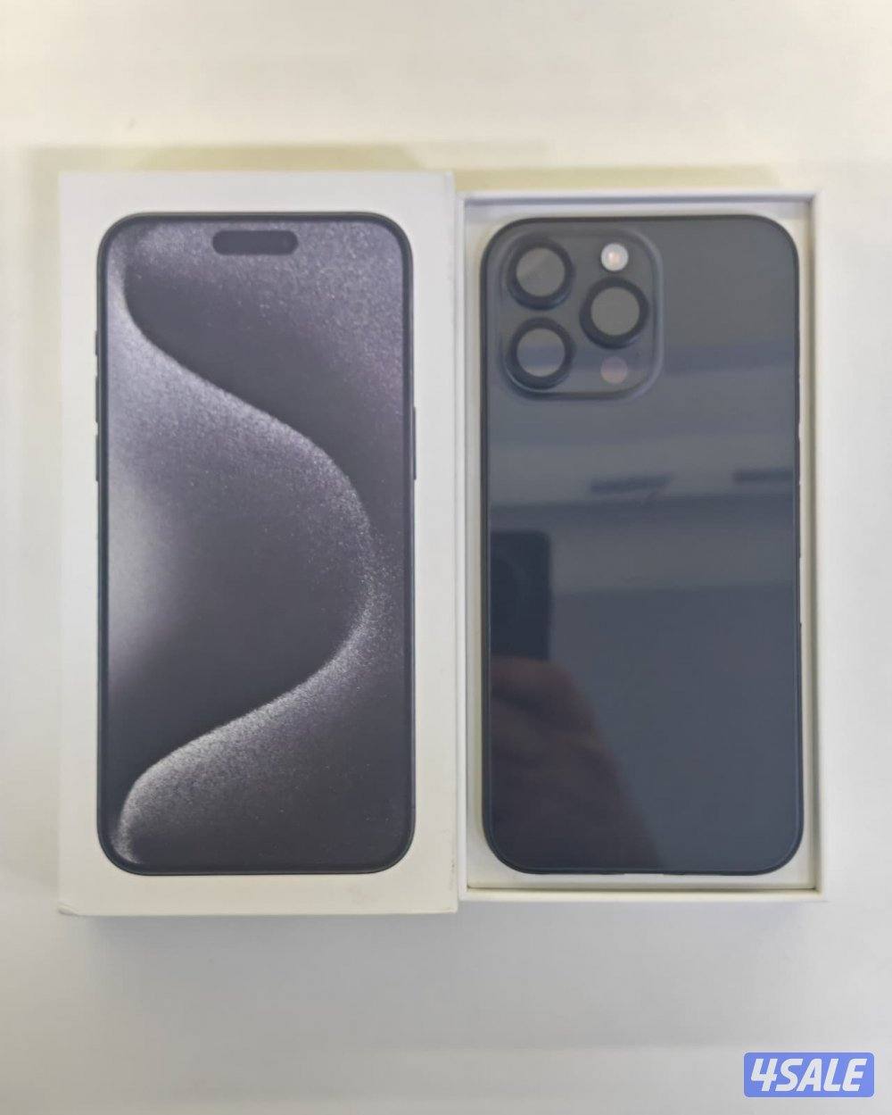 ايفون 15 برو ماكس أسود 256 جيجابايت – iPhone 15 Pro Max Black 256GB0