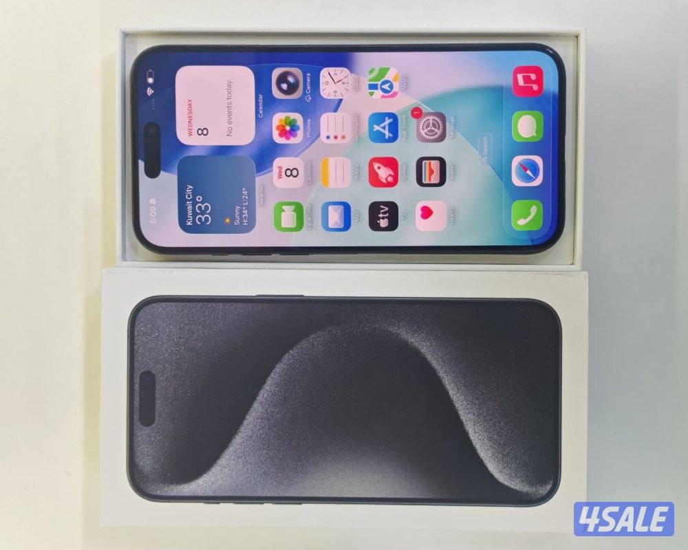 ايفون 15 برو ماكس أسود 256 جيجابايت – iPhone 15 Pro Max Black 256GB9