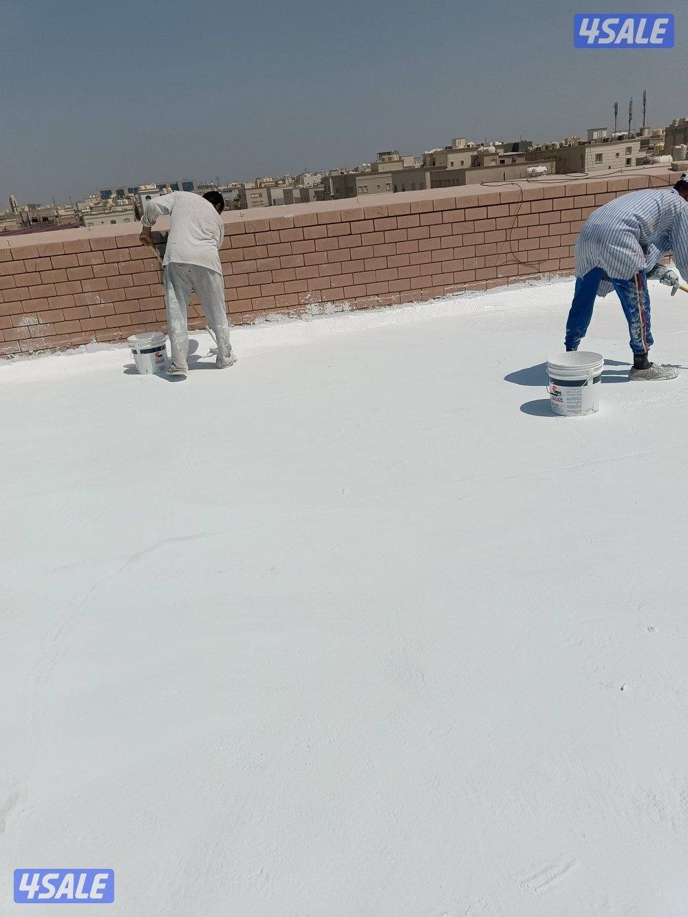 عازل اسطح جيتاروف خرير مياه معجون تشققات اللون الابيض والرمادي2