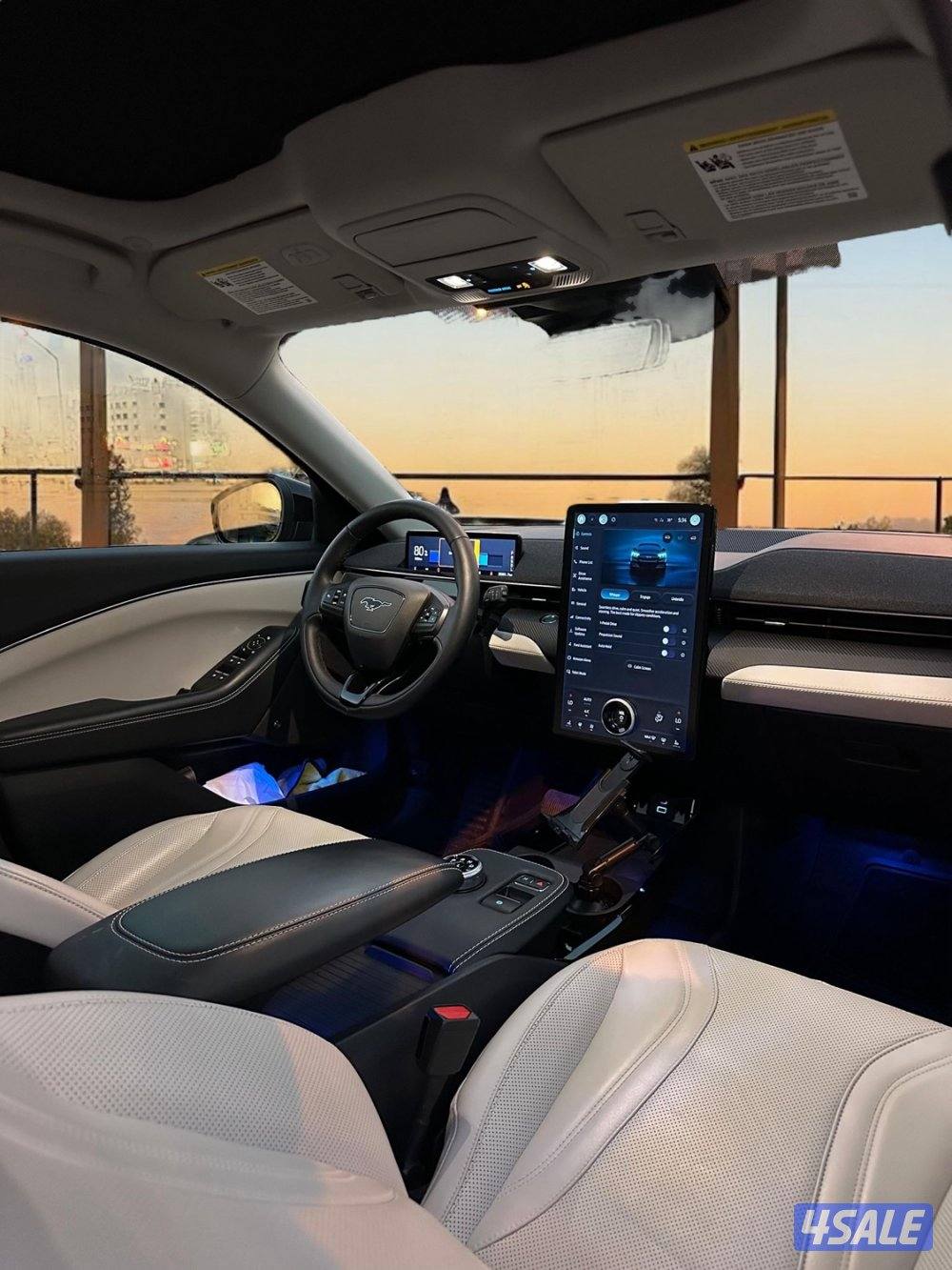 📍فورد موستنغ MACH E - م٢٠٢٢ - عداد 32 الف - صبغ وكالة - وارد امريكا📍8